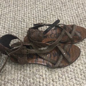 Sam Edelman gladiator sandals brown